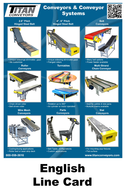 Download The English Conveyor Line Card