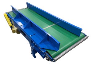 slider-bed-belt-conveyor-with-transition-rollers-both-ends