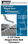 hinged steel belt conveyors