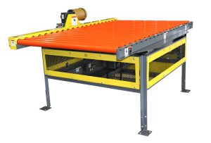 chain-driven-live-roller-conveyor-with-plastisol-sleevel-on-turntable
