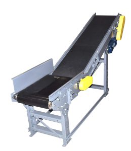 floor-to-floor-conveyor-with-infeed-side-rails-&-power-feeder