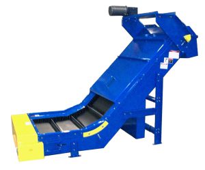 corrugated-side-wall-belt-conveyor-with-multiple-discharge-chutes