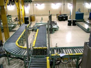 chain driven pallet conveyor system