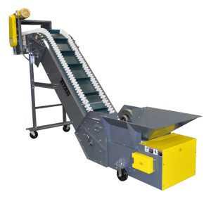 corrugated-sidewall-belt-conveyor-with-infeed-hopper-and-top-mount-drive