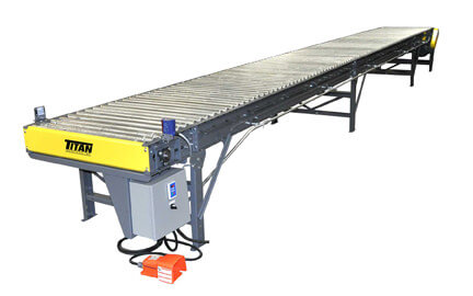 Model 404 Belt-Driven Live Roller Conveyor