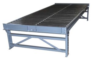 Dual-Lane-Gravity-Conveyor-Standard-Supports