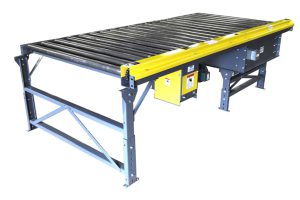Chain Driven Live Roller Conveyor with Pop-up Chain Transfer