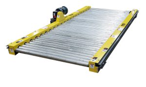 galvanized roller chain driven live roller conveyor