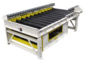 chain-driven-live-roller-conveyor-with-chain-transfer-&-skatewheel-side-rail
