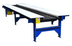 chain-driven-live-roller-conveyor-with-work-tables-both-sides