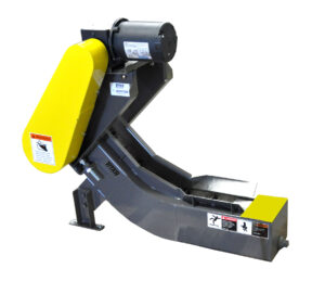 small-hinged steel belt conveyor-flared infeed siderail