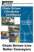 chain driven live roller conveyors