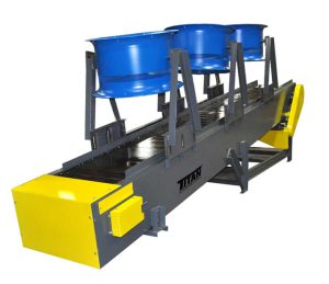 cooling/drying-conveyor-with-slat-belt-forging-operation