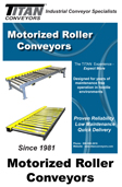 Motorized roller conveyors page description
