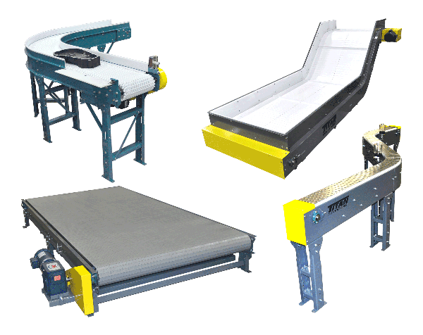 Plastic belt conveyors