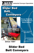Slider bed belt conveyors page description
