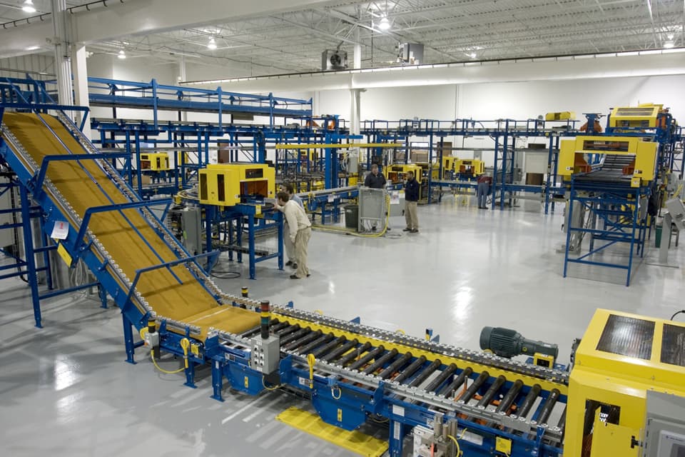 custom tire wheel conveyor