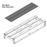 Wire Mesh Conveyor-Wear Strip Deck