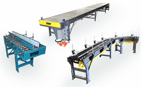 Belt Driven Live Roller conveyors