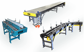 belt driven roller conveyors