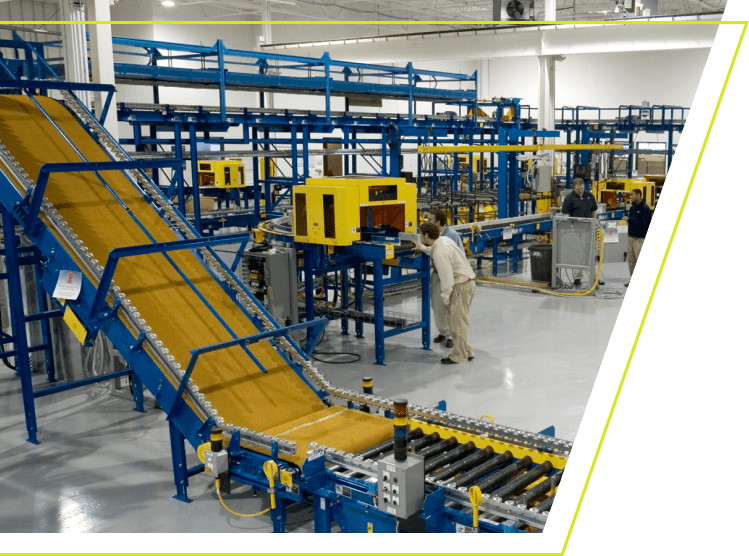 elevation change conveyor