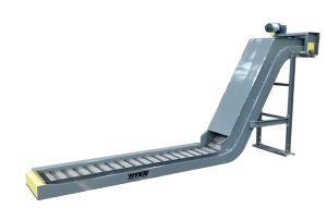 low-profile-hinged-steel-belt-conveyor-with-bulb-infeed