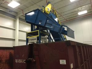 Rotating Adjustable Discharge Chute on Model 660