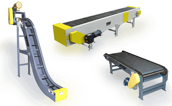 Variations of special steel belt chain conveyor systems